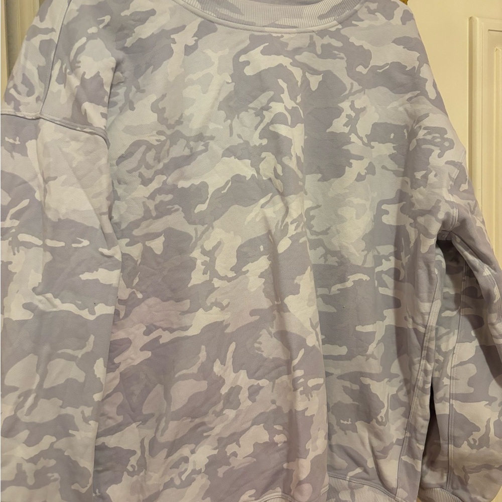 lululemon Gray camo Sweatshirt